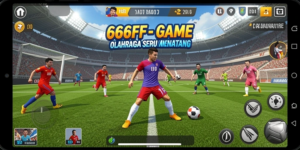 Gameplay mendebarkan di dunia olahraga 666FF.
