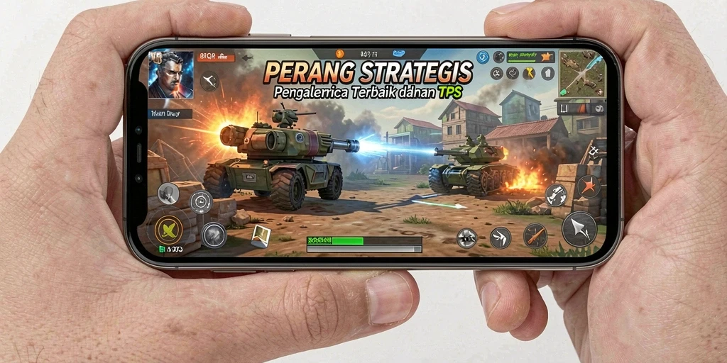 Tangkapan layar aksi seru dalam gameplay TPS 8QR.