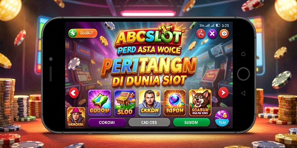 Tangkapan layar utama <strong>ABCSLOT</strong> menampilkan aksi pertarungan yang mendebarkan.