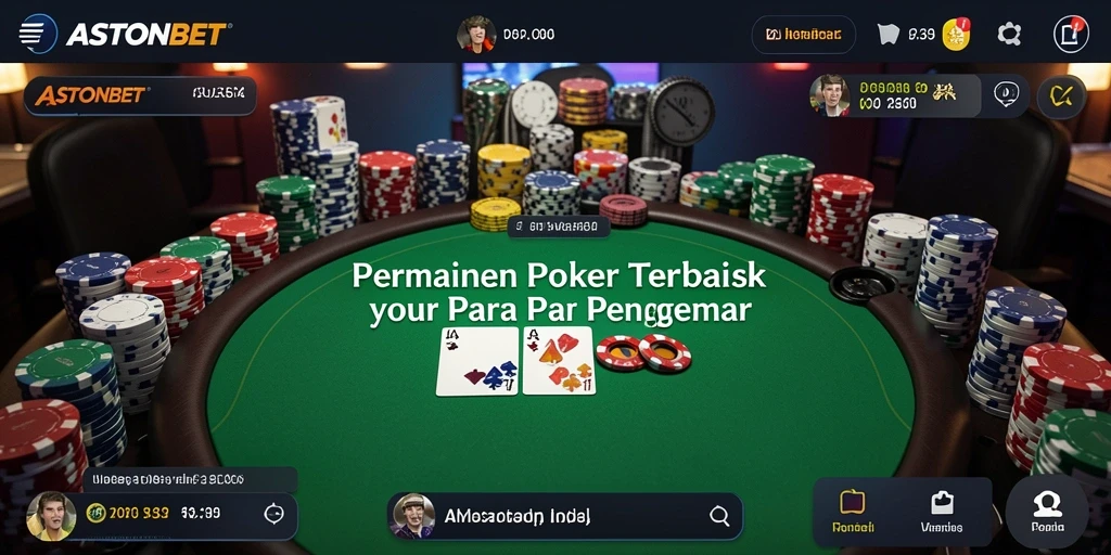 Screenshot permainan Poker yang mendebarkan di ASTONBET.