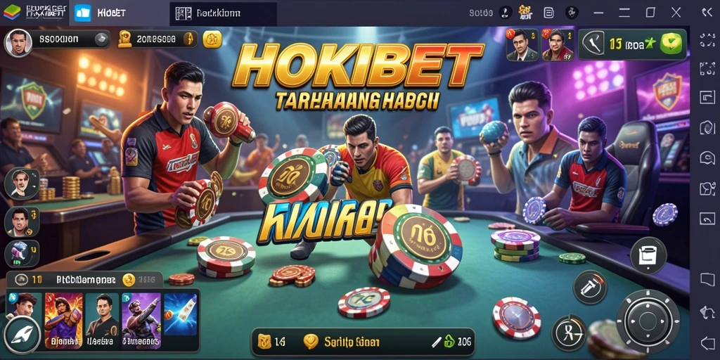 Tampilan menarik HOKIBET saat bermain simulasi taruhan.