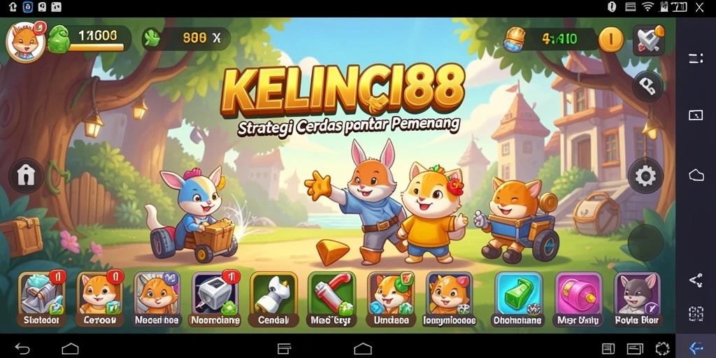 Screenshot KELINCI88 menampilkan momen strategis dalam game.