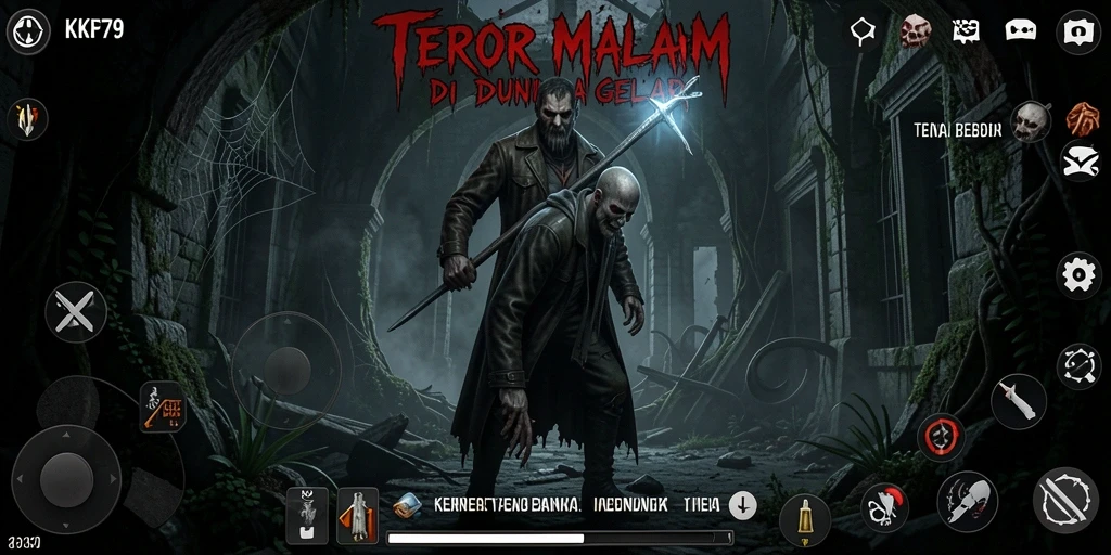 Screenshot KPK79 menunjukkan ketegangan gameplay yang mendebarkan.