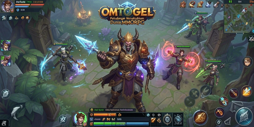 Tampilan screenshot OMTOGEL yang menampilkan aksi seru dalam gameplay MMORPG.