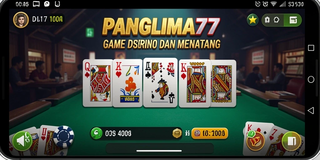 Screenshot gameplay seru di PANGLIMA77 saat menikmati permainan Domino.