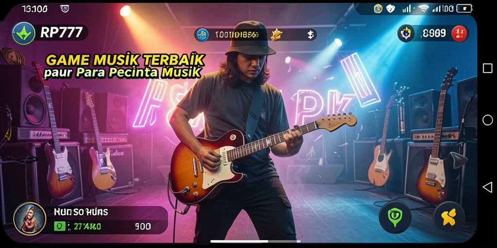 Tangkapan layar utama RP777 dengan gameplay interaktif dan seru.