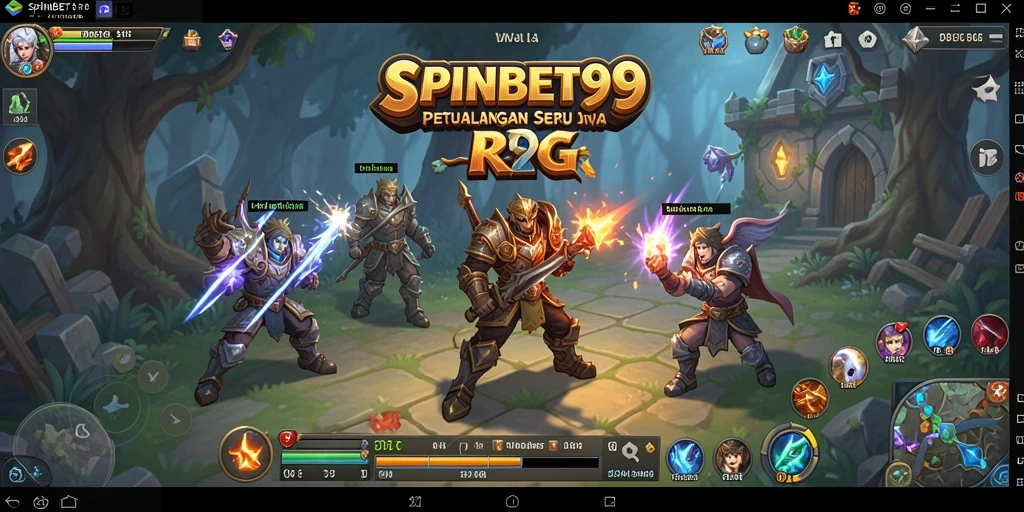 Tampilan screenshot utama SPINBET99 dengan aksi RPG yang mendebarkan.