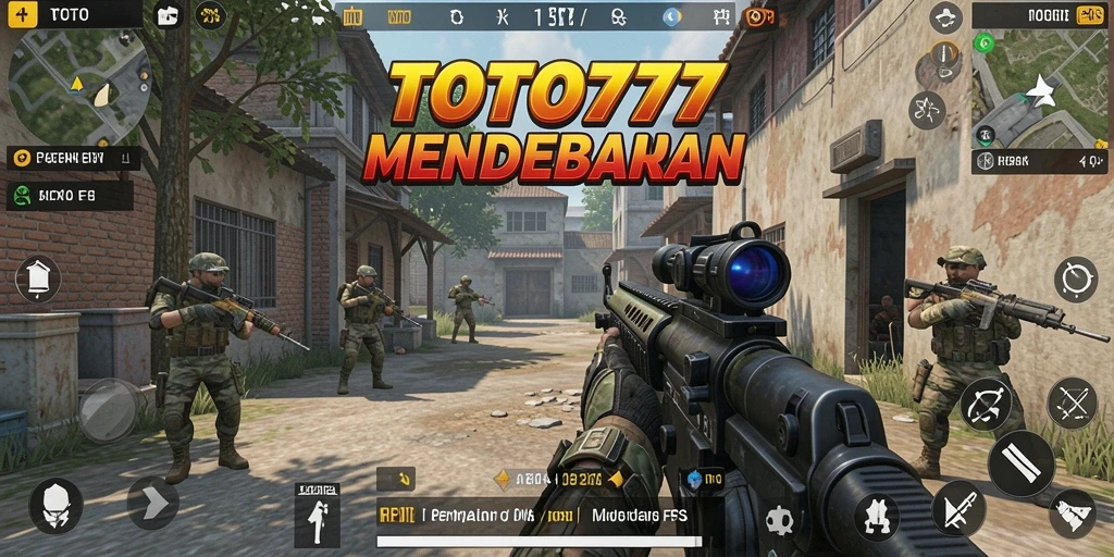 Tampilan gameplay FPS TOTO777 yang mendebarkan dan penuh aksi.