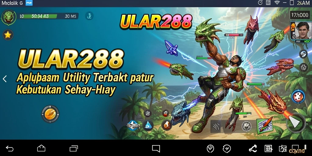 Tampilan utama ULAR288 yang menampilkan fitur Utility yang bermanfaat.